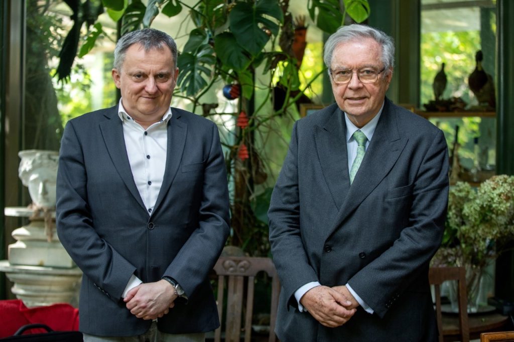 od lewej: B. Paź, K. Zanussi
